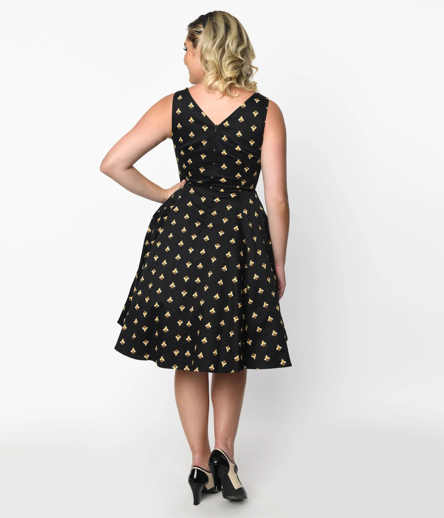 Black Bee Swing Dress - Image 3
