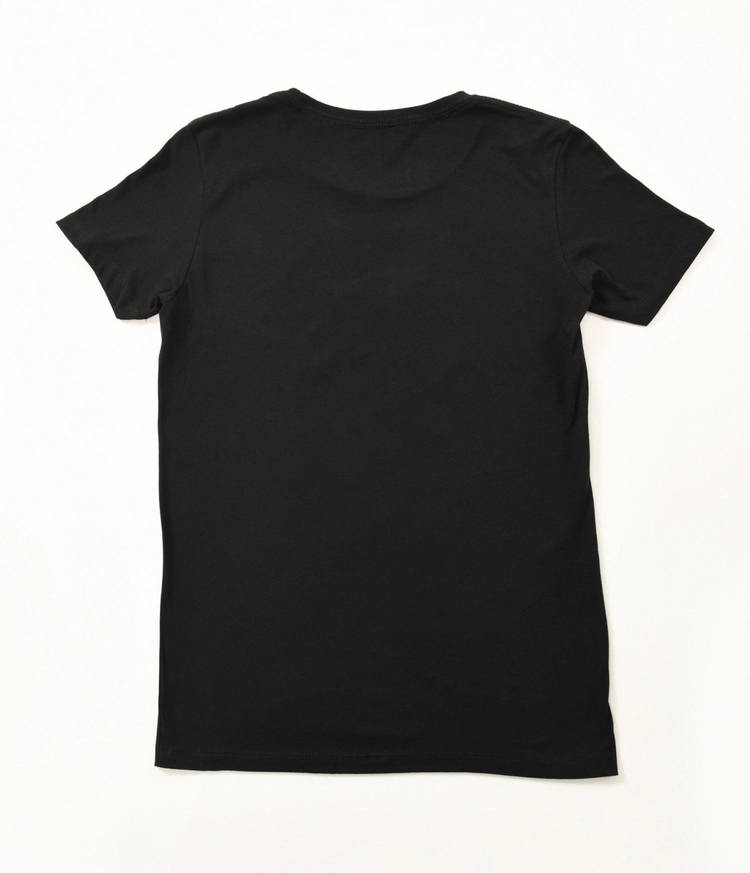 Black Dark & Strange Fitted Graphic Tee - Image 3