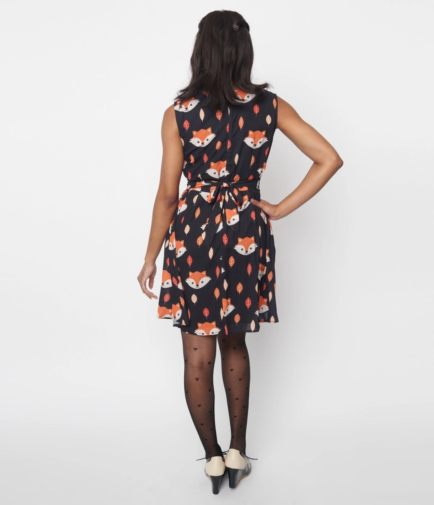 Black Fox Fit & Flare Dress - Image 2