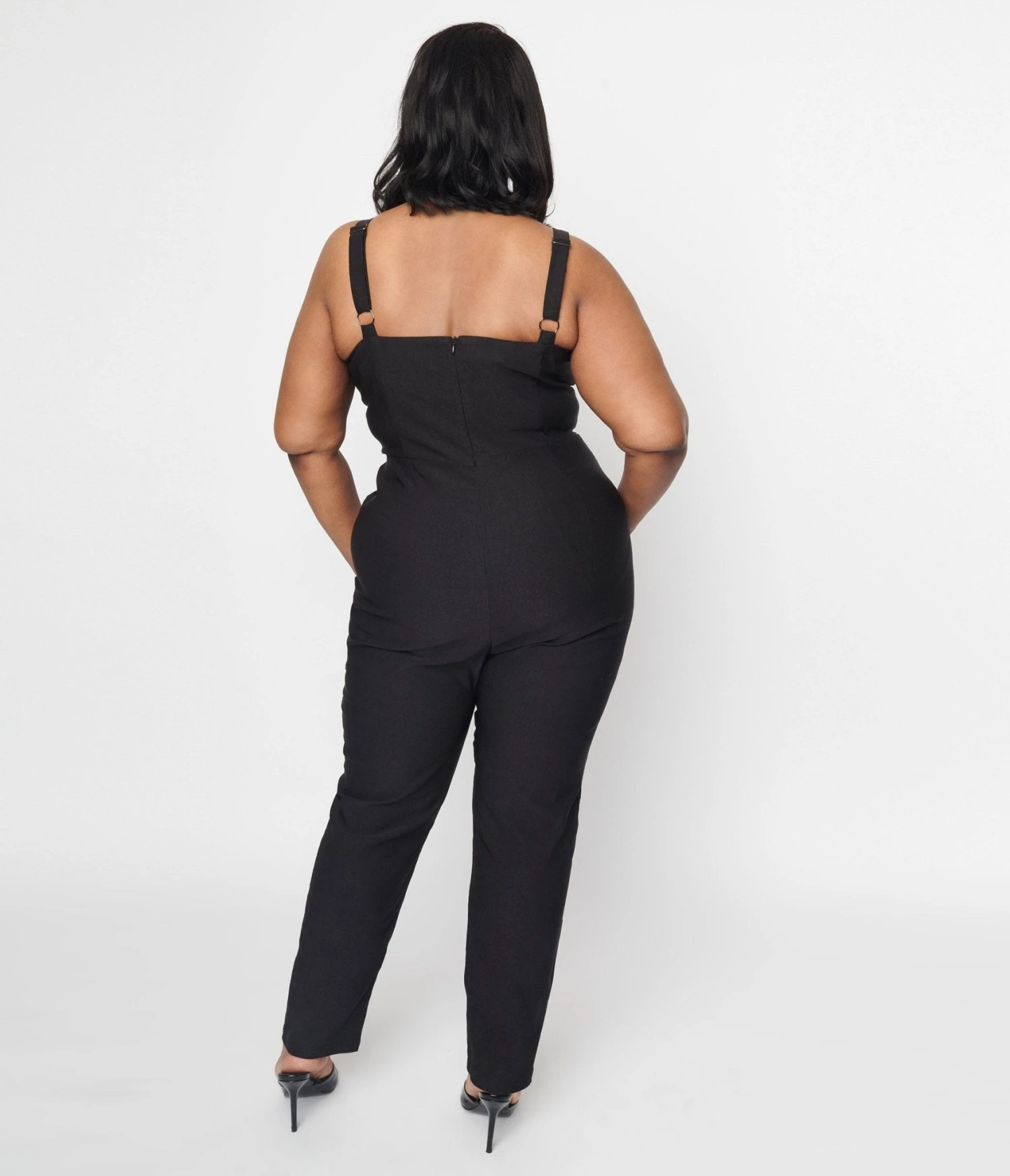 Black Tuxedo Jumpsuit - Image 3