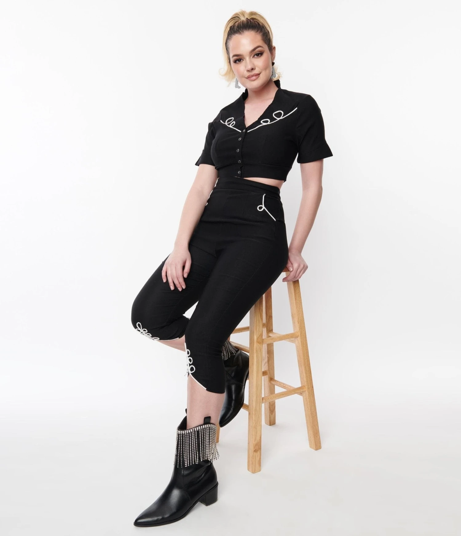 Black & White Cantarito Capri - Image 4