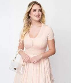 Blush Pink Cropped Bolero Cardigan