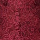 Burgundy Floral Lace Jumpsuit - Image 4