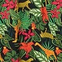 Collectif Black Tropical Jungle Juliette Maxi Dress - Image 6