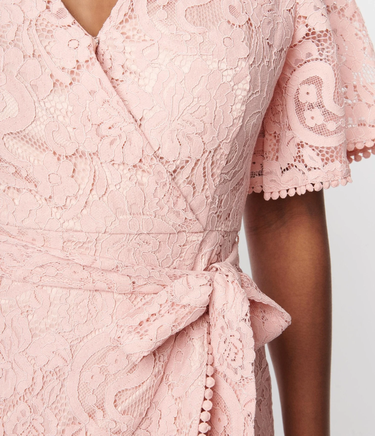 Dust Pink Lace Le Lune Dress - Image 2