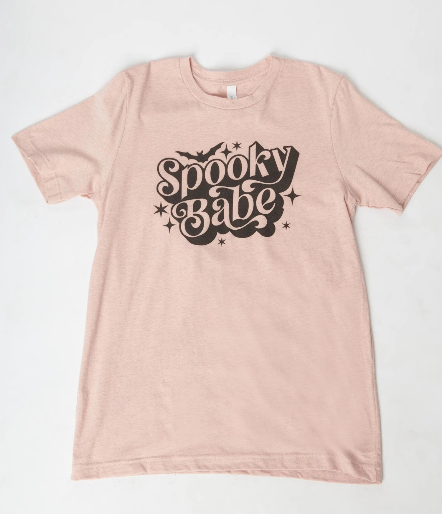 Dusty Pink Spooky Babe Unisex Graphic Tee - Image 2