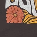 Grey Floral Love Unisex Graphic Tee - Image 4