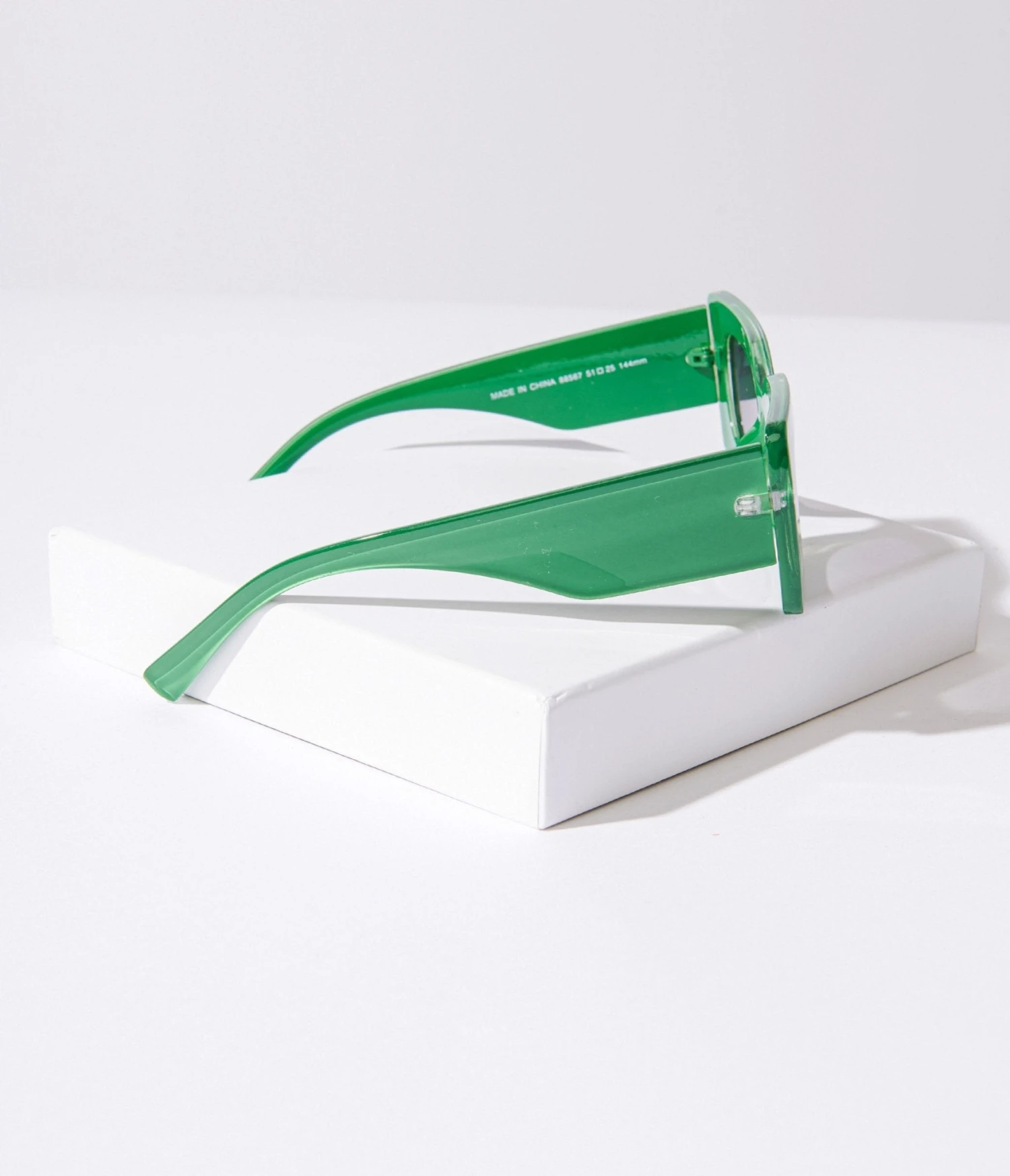 Kelly Green Funky Sunglasses - Image 2