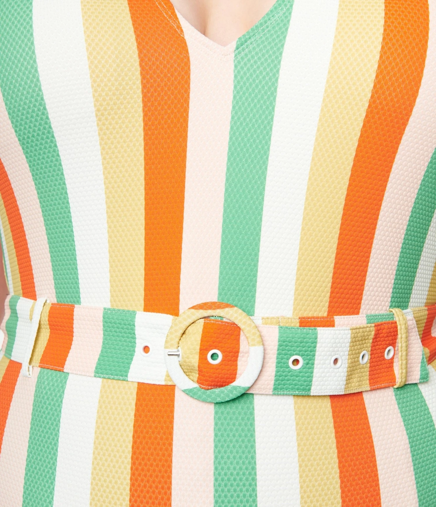 Kingdom & State Plus Size Multi Stripe One Piece Swimsuit - Image 3