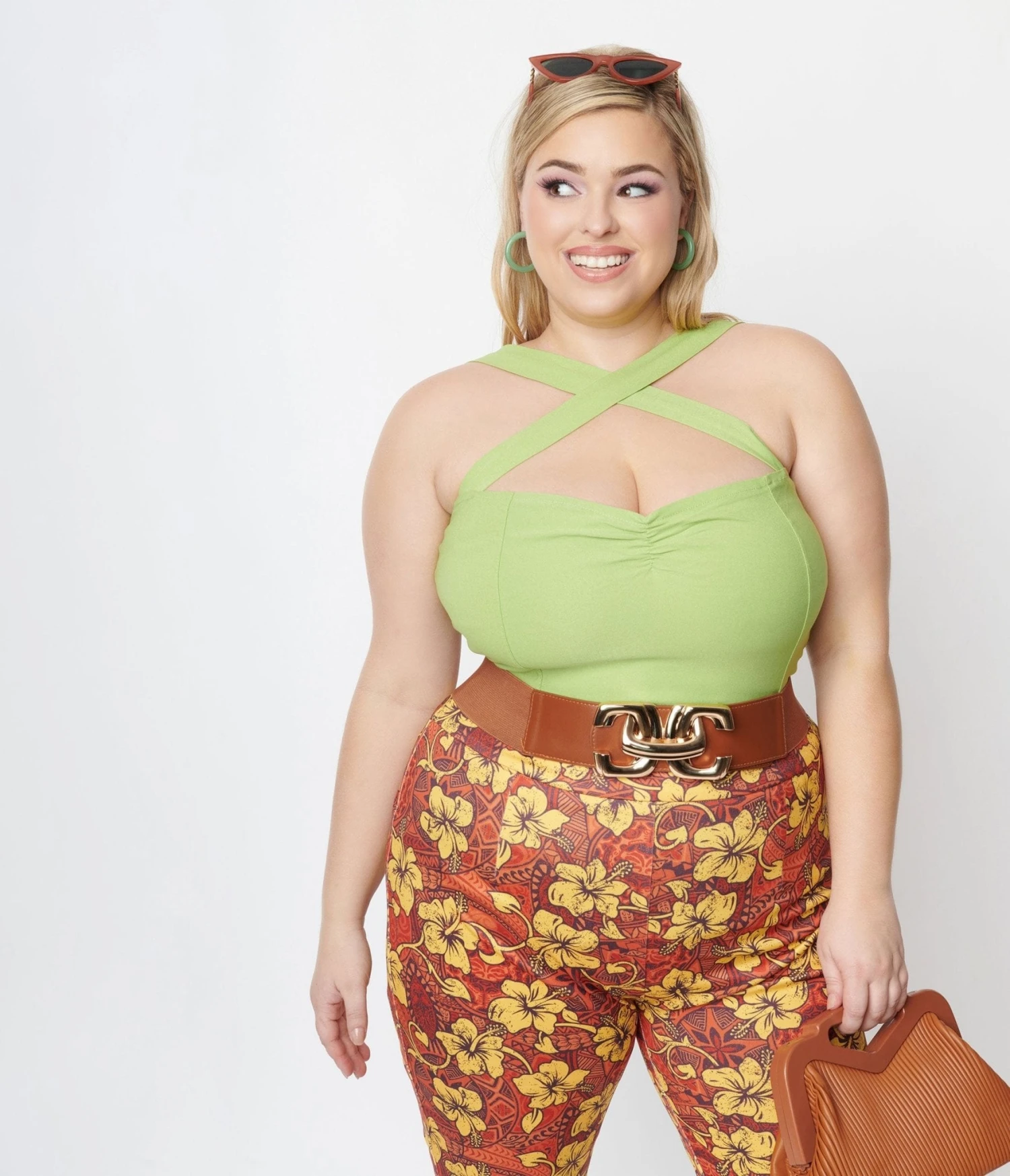 Lime Green VaVaVoom Top