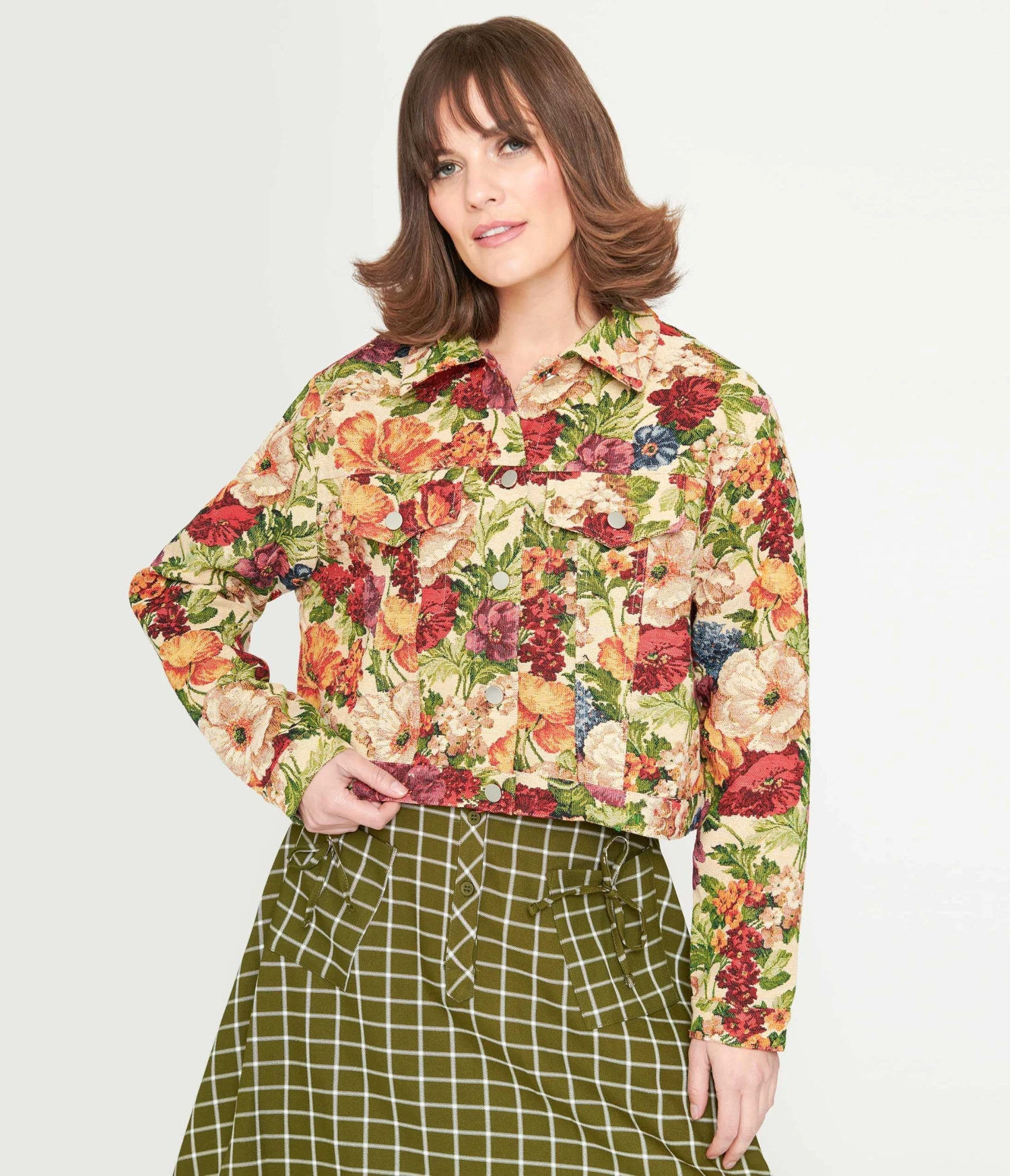 Multicolor Floral Jacket - Image 2