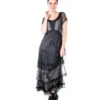 Nataya 1920s Style Black Flapper Dress