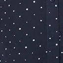 Navy & Ivory Pin Dot Bow Top - Image 4