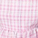 Pink Gingham Puff Sleeve Top - Image 6