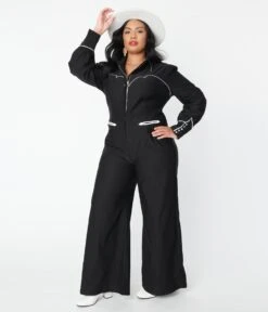 Plus Size Black Mojave Jumpsuit