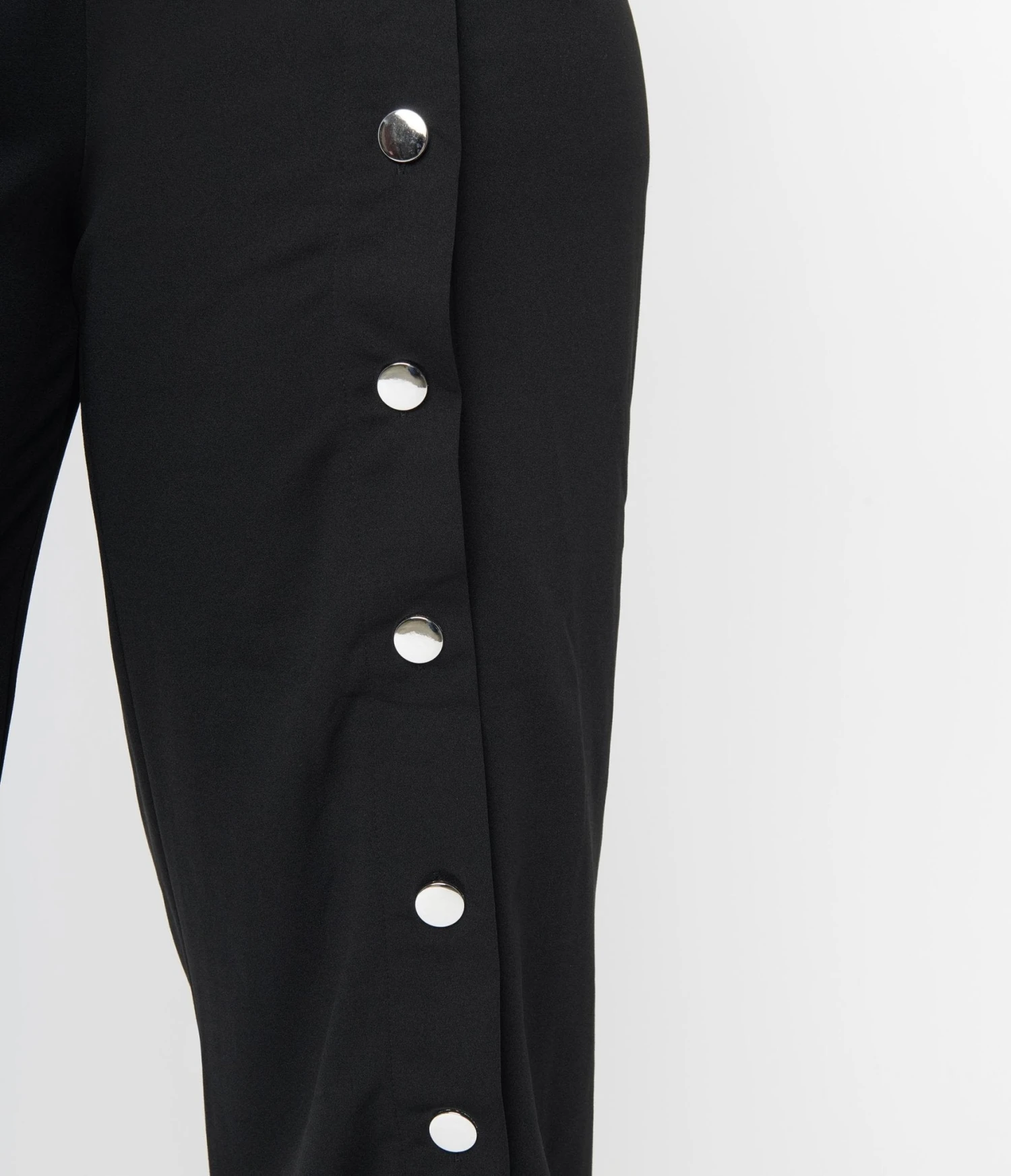 Plus Size Black Off The Shoulder Jumpsuit - Image 5