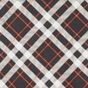 Retrolicious Black & Orange Plaid Bow Top - Image 4