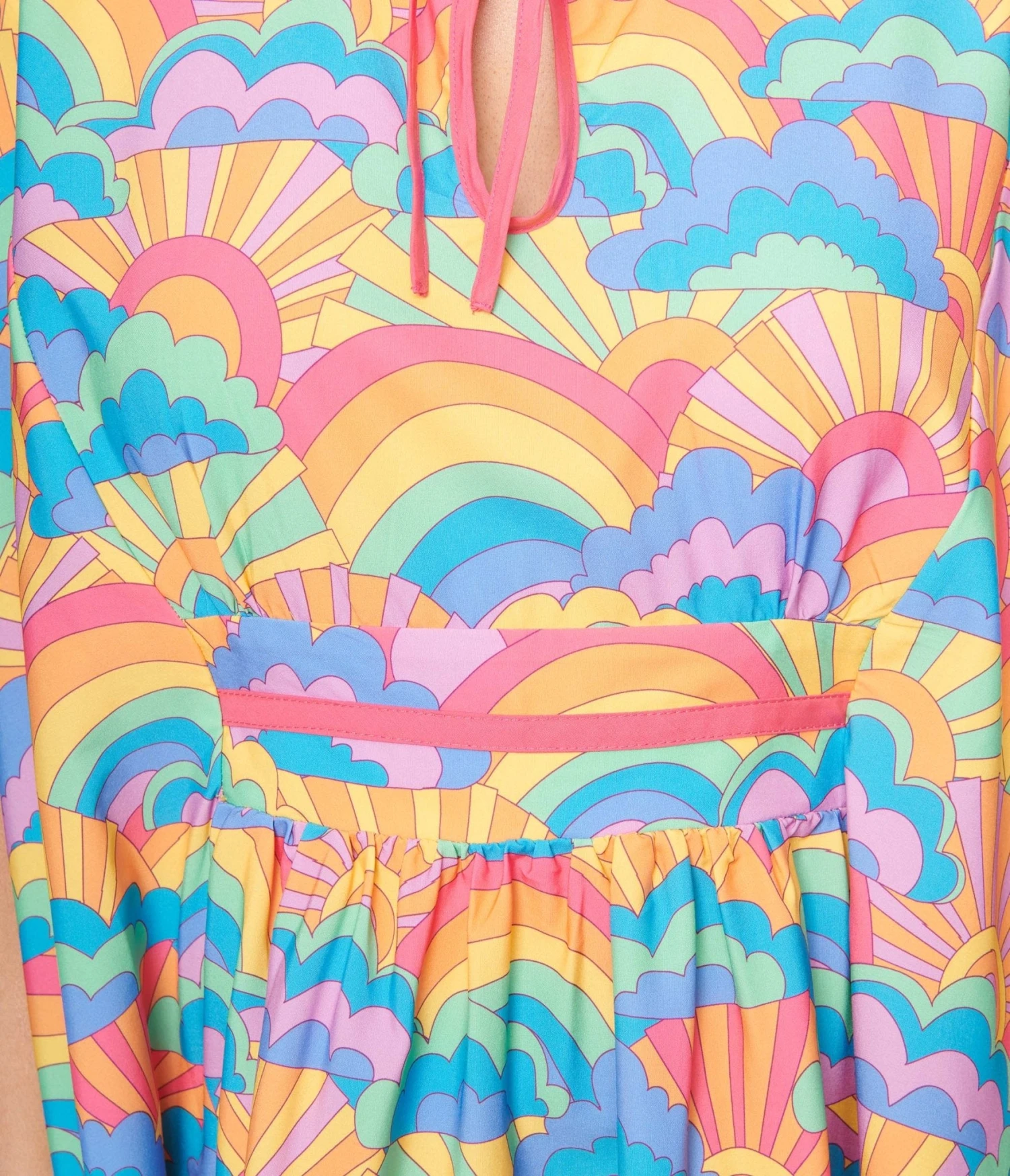 Smak Parlor Happy Groovy Rainbows Mini Caftan - Image 2