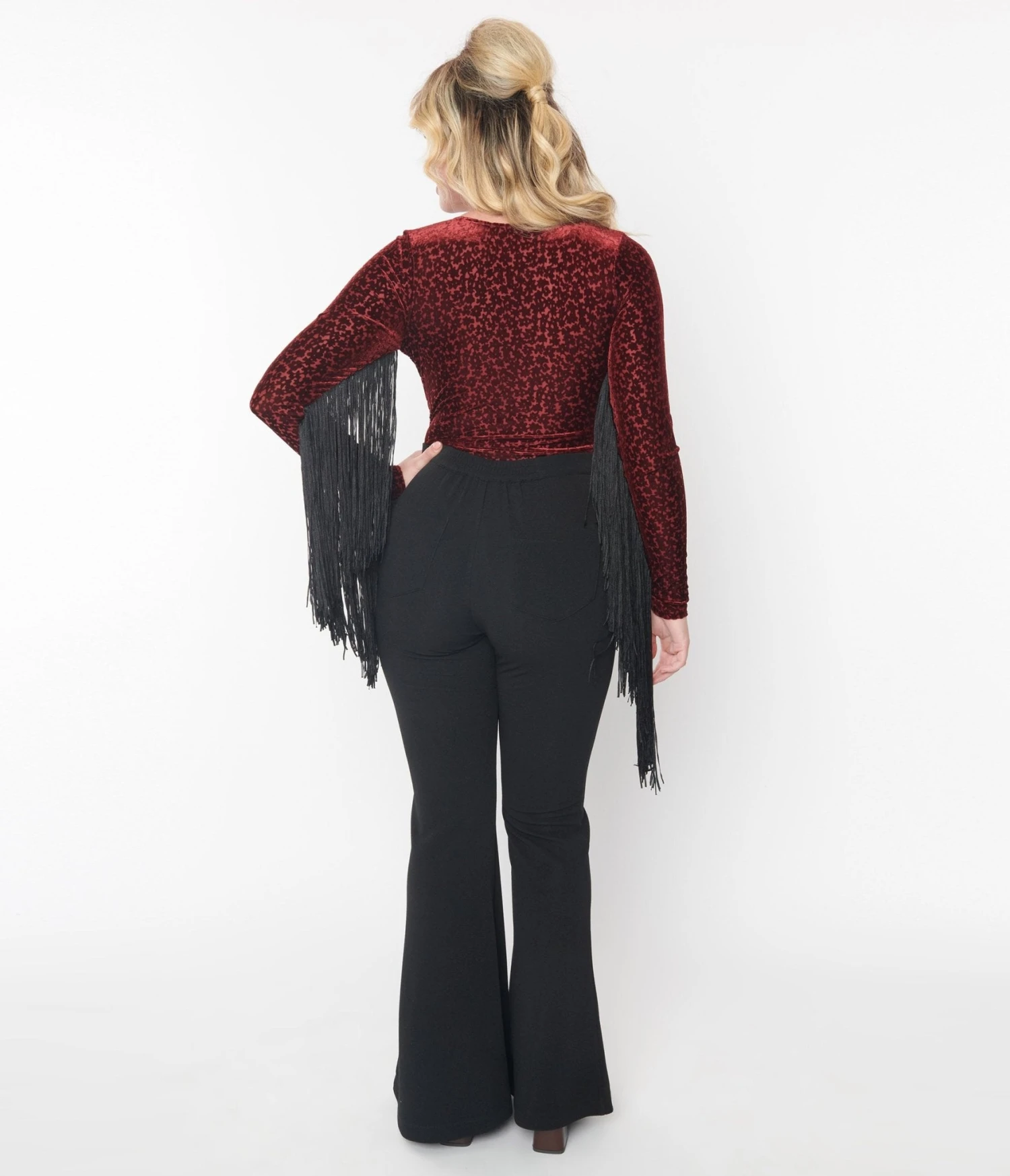 Smak Parlour Black Find Your Flare Pants - Image 3