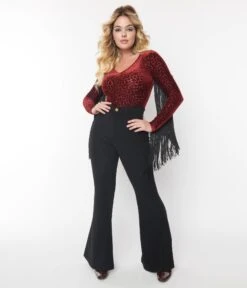 Smak Parlour Black Find Your Flare Pants