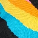 Smak Parlour Black & Rainbow Stripe Cardigan - Image 6