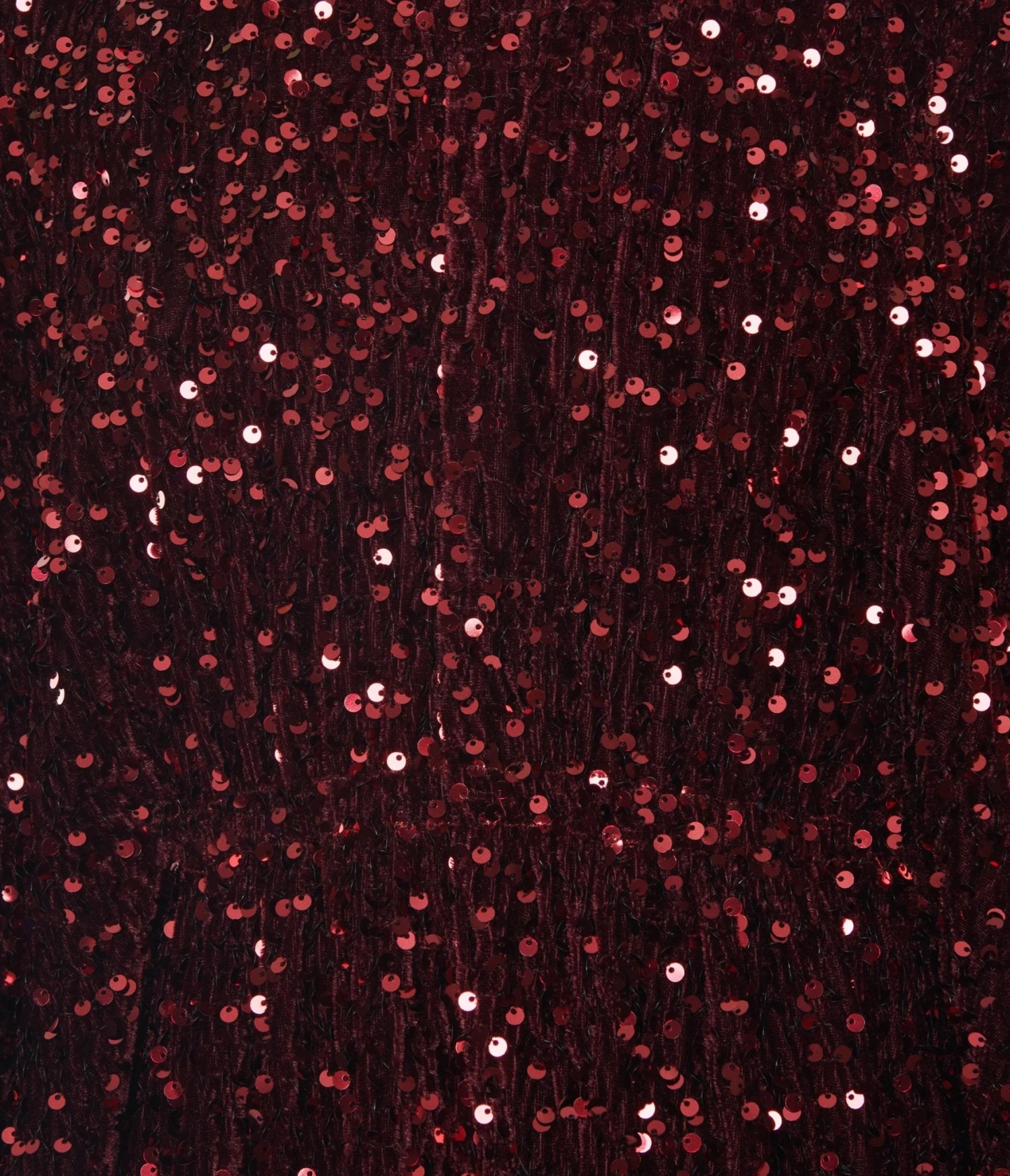 Smak Parlour Burgundy Sequin Batwing Caftan - Image 2