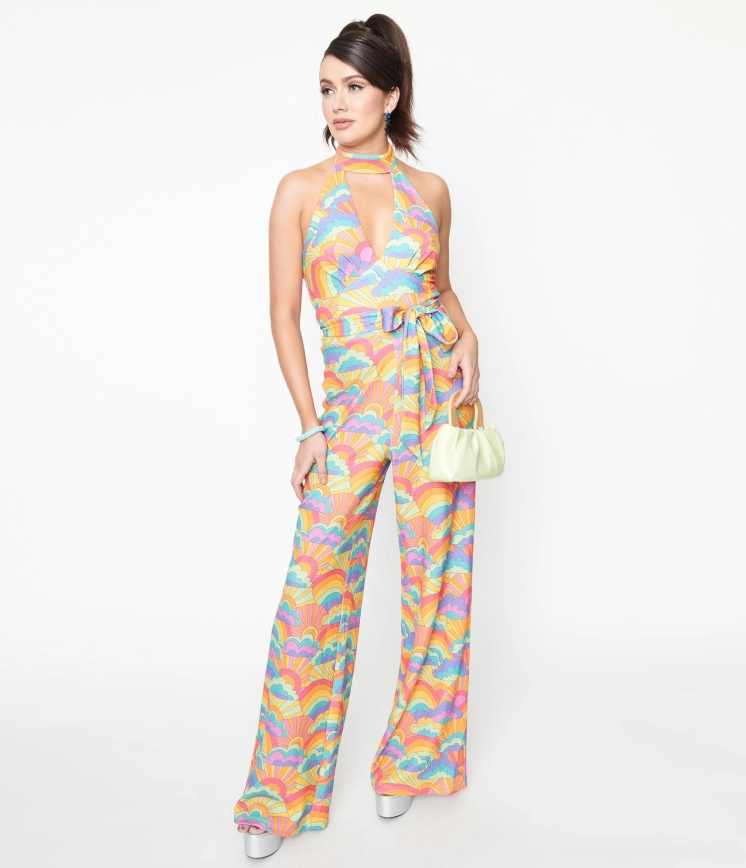 Smak Parlour Happy Groovy Rainbows Glamour Goddess Jumpsuit - Image 5