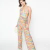 Smak Parlour Happy Groovy Rainbows Glamour Goddess Jumpsuit