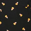 Unique Vintage Black Candy Corn Print Poppy Flare Dress - Image 6