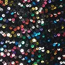 Unique Vintage Black & Rainbow Sequin Gillian Jumpsuit - Image 4