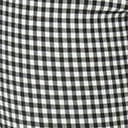 Unique Vintage Black & White Gingham Yoke Waist Capris - Image 6
