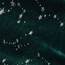 Unique Vintage Emerald Green Velvet Fringe Flapper Dress - Image 4