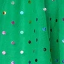 Unique Vintage Green & Multi Polka Dot Tulle Suspender Mini Skirt - Image 6