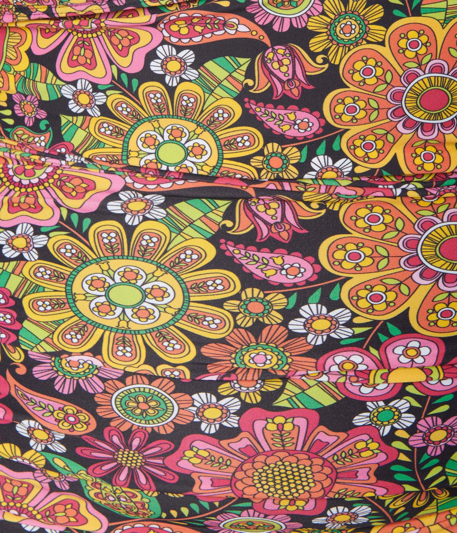 Unique Vintage Plus Size Kaleidoscope Floral Pismo Romper Swimsuit - Image 2