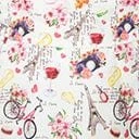 Unique Vintage Plus Size Paris Cafe Print Swing Dress - Image 6