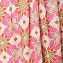 Unique Vintage Plus Size Pink Stained Glass Floral Maxi Dress - Image 6