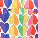 Unique Vintage Plus Size Rainbow Heart Romper - Image 6