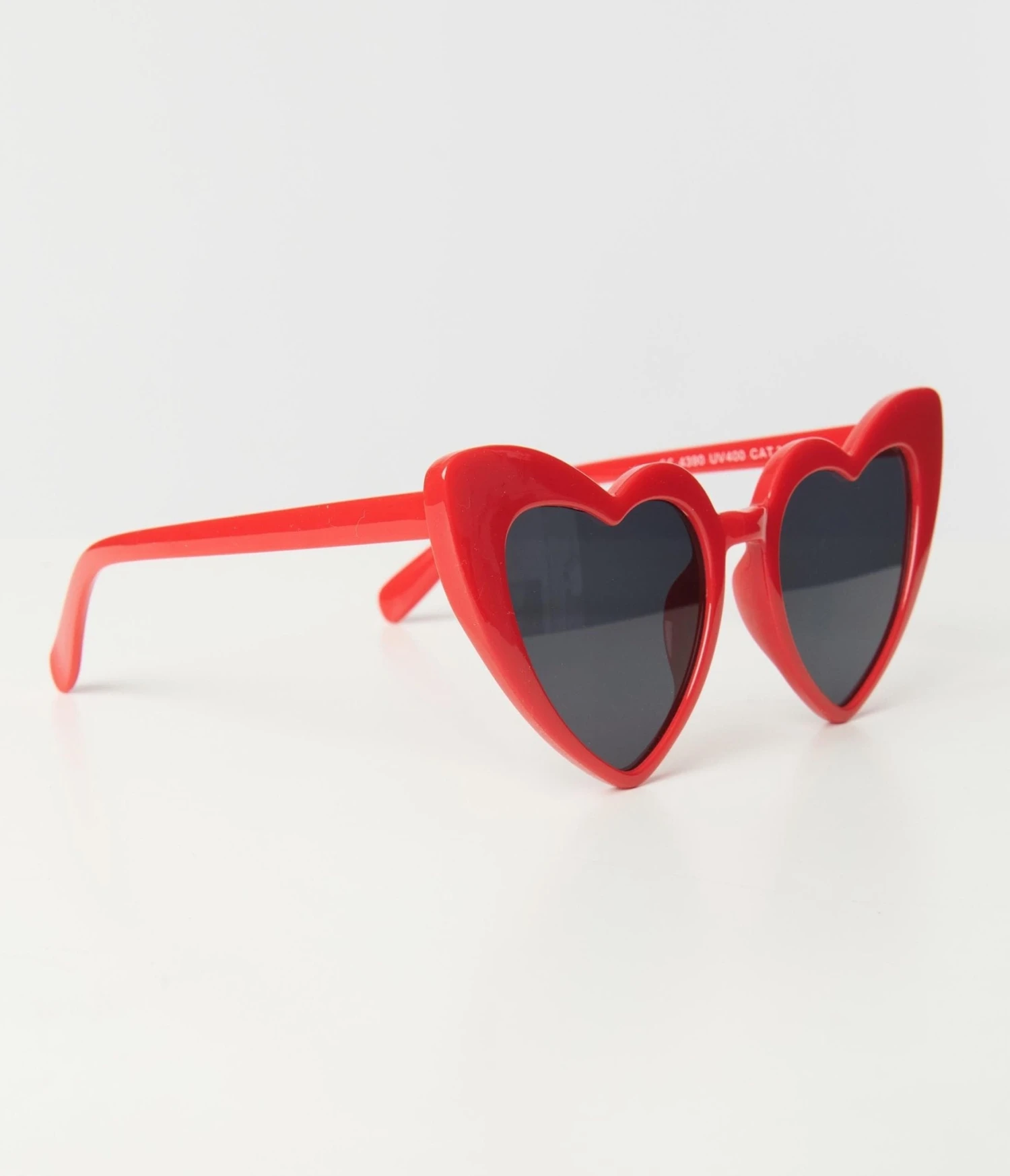 Unique Vintage Red Heart Sunglasses - Image 2