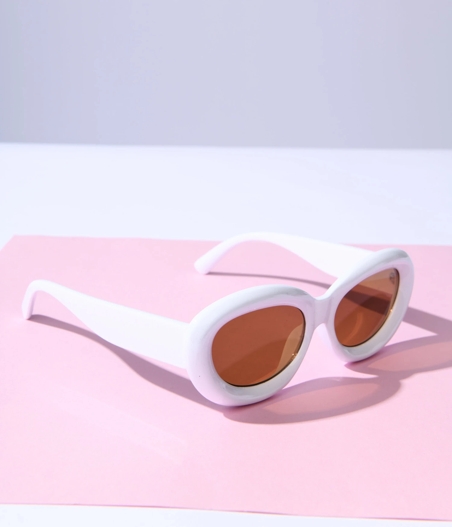 White Soft Serve Puff Sunglasses - Image 3